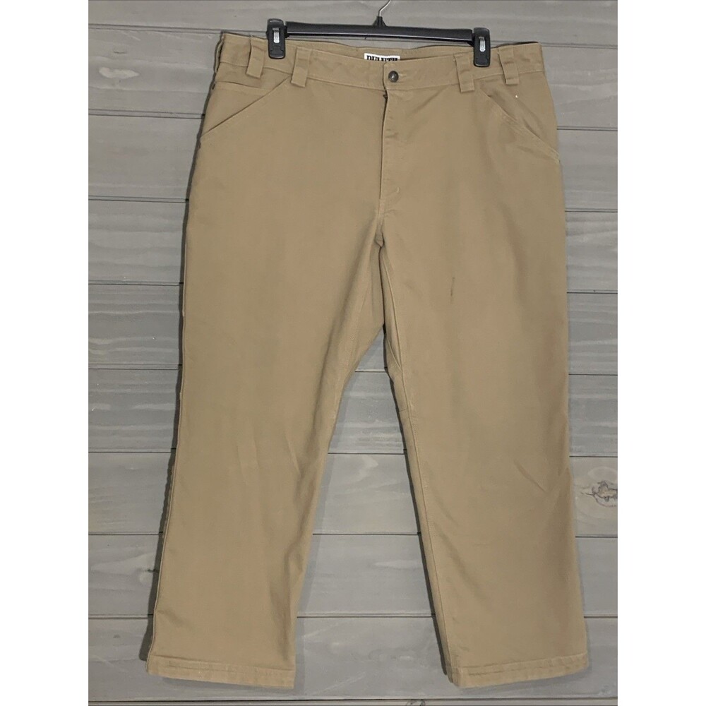 Duluth D Flex Fire Hose Pants Mens 40x30 Relaxed Fit Jeans Canvas